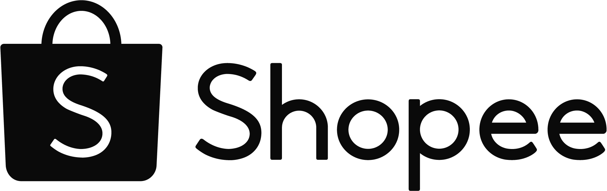 Shopee Black Logo PNG